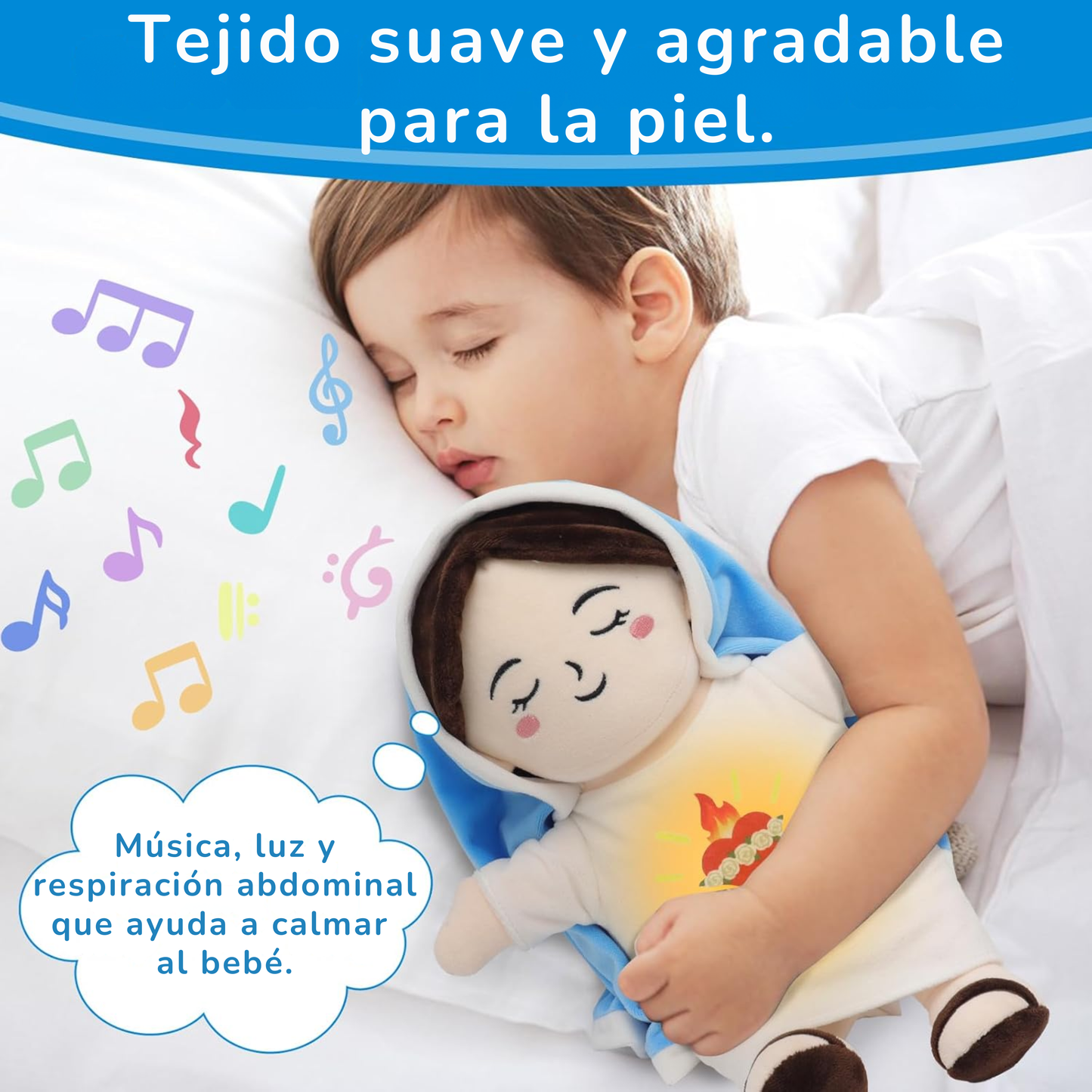 Peluche Virgen María Anti Ansiedad